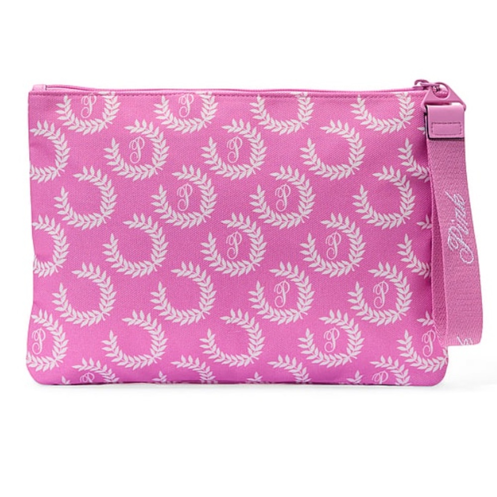 NWT Victoria’s Secret PINK Top Zip Pouch